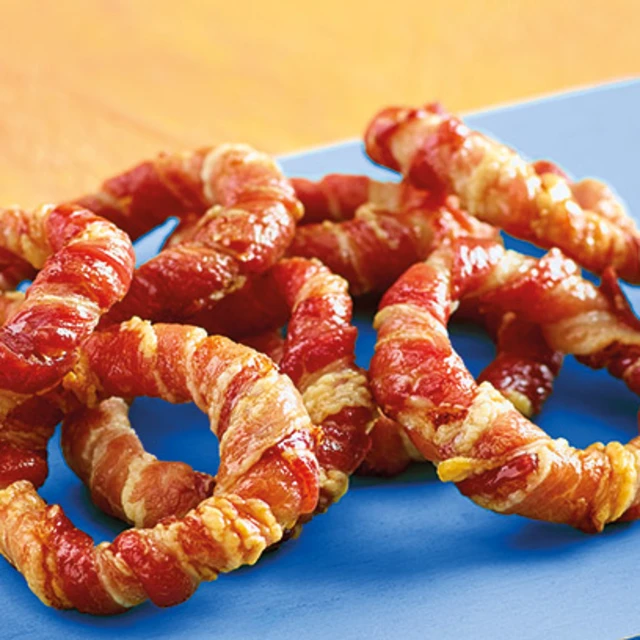 Bacon Wrapped Onion Rings