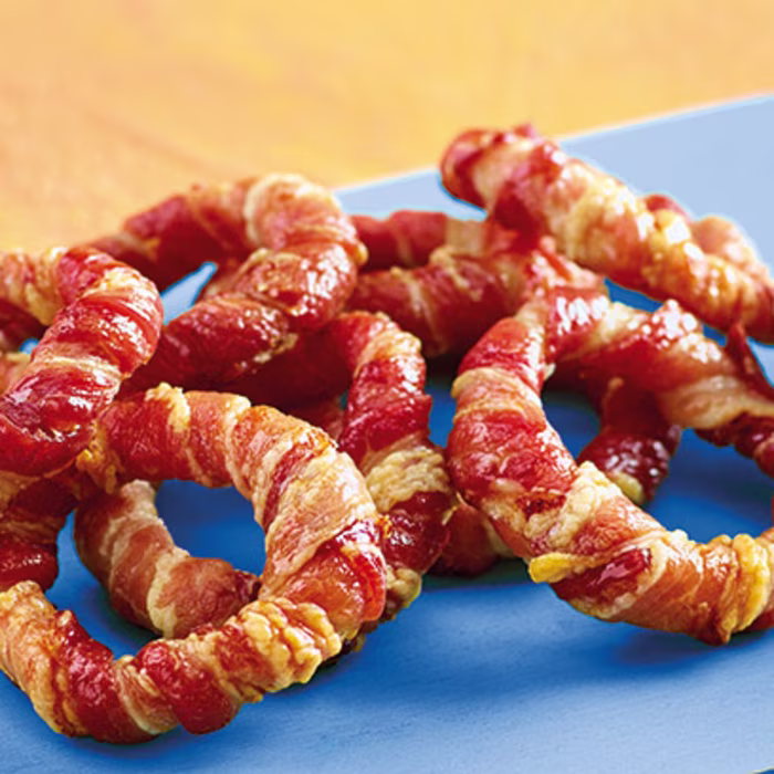 Bacon Wrapped Onion Rings