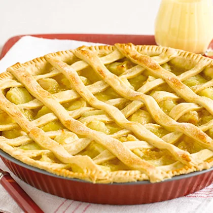 Deep Dish Apple Lattice Pie