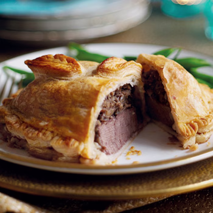 Individual Beef and Chestnut Wellingtons