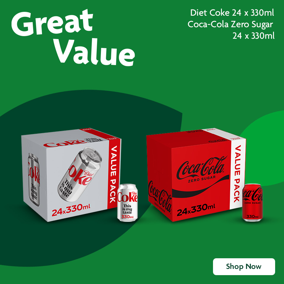 Coca Cola promotional banner