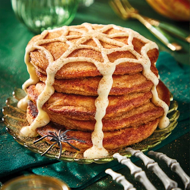 Pumpkin Pancake Stack