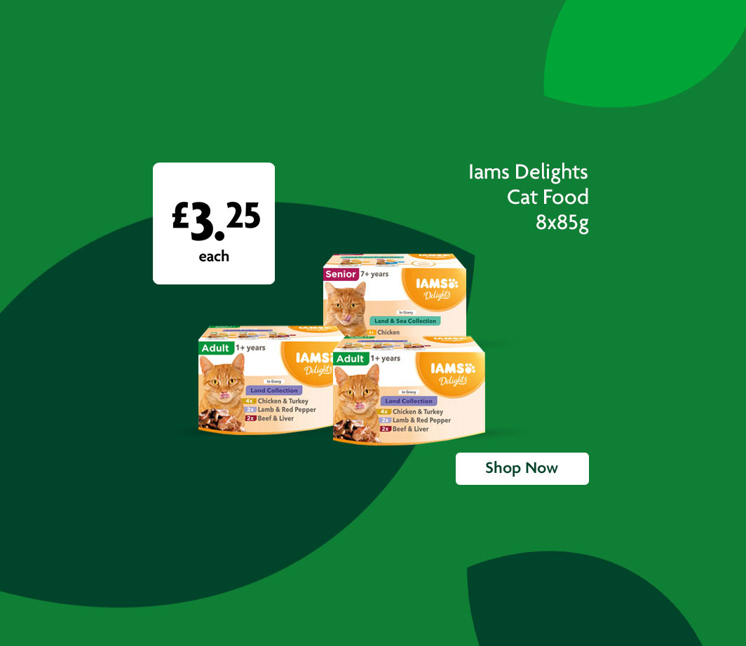 Iams promotional banner