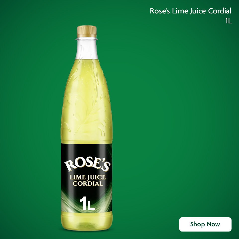 Roses Lime Juice Promotional Banner