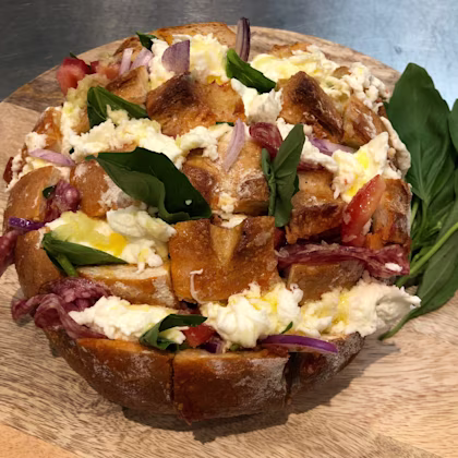 Sharing Pizza Melt Coburg Loaf