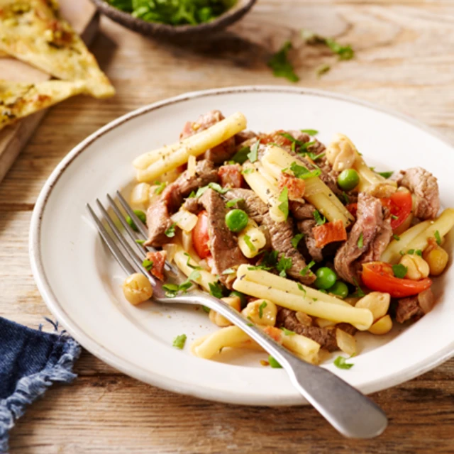 Beef, Bean and Chorizo Pasta