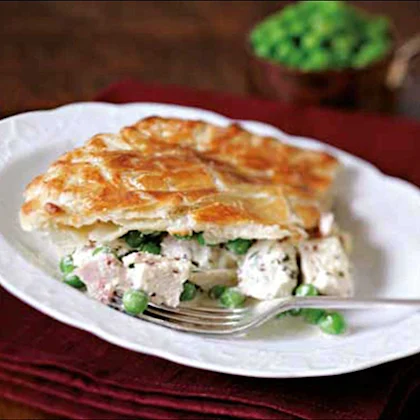 Chicken, Ham and Pea Pie