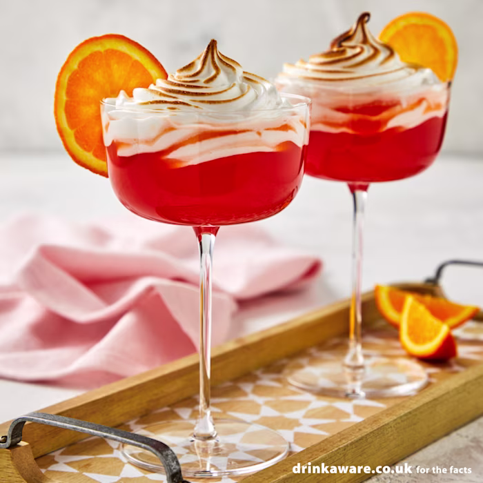 Bourbon and Blood Orange Cocktail