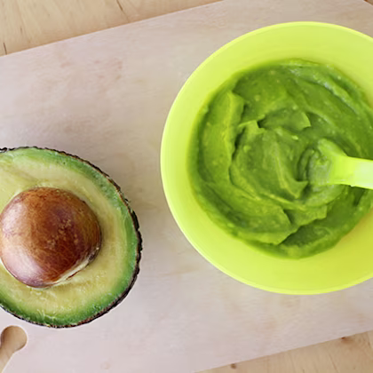 Smashed Avocado and Banana