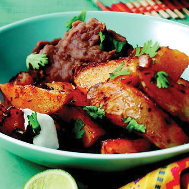 Spicy Mexican Potato Wedges