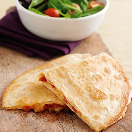 Cheese and Ratatouille Quesadillas