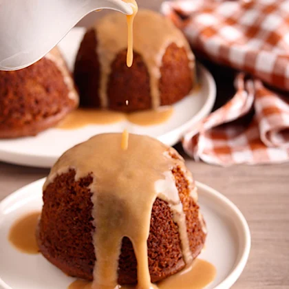 Sticky Toffee Apple Puddings