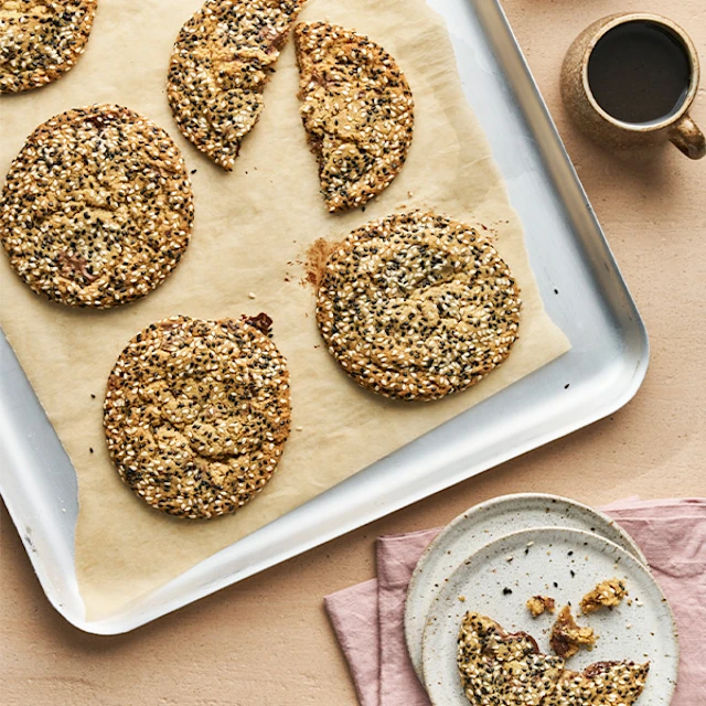 Chocolate Chip Tahini Cookies