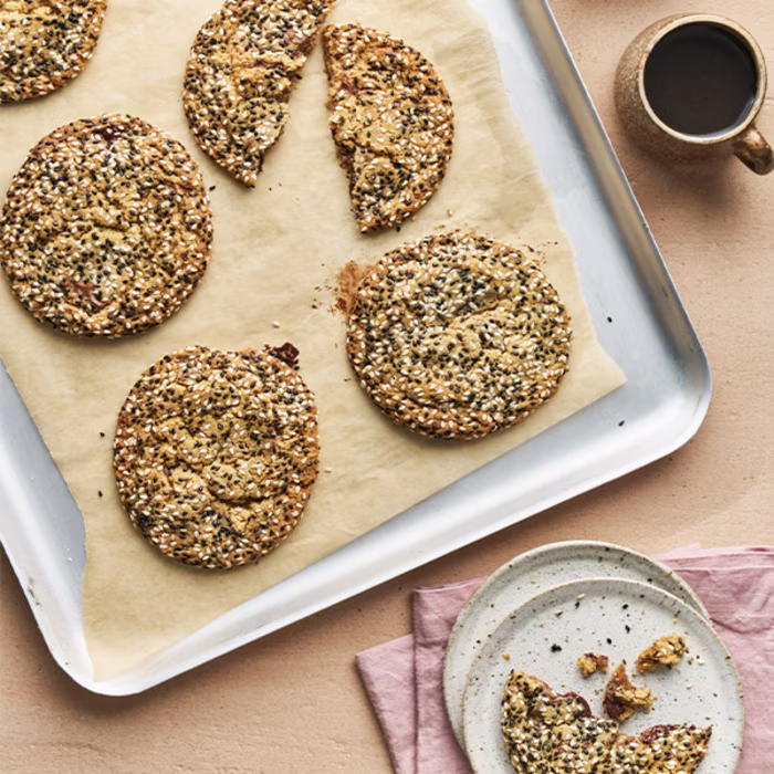 Chocolate Chip Tahini Cookies