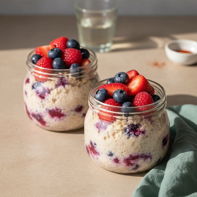 Super Fruity Overnight Oats