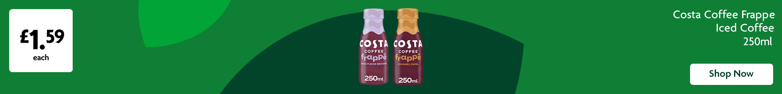 Costa Iced Coffee Promotional Banner