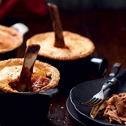 Smoky Lamb Pot Pies