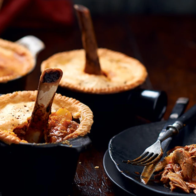 Smoky Lamb Pot Pies