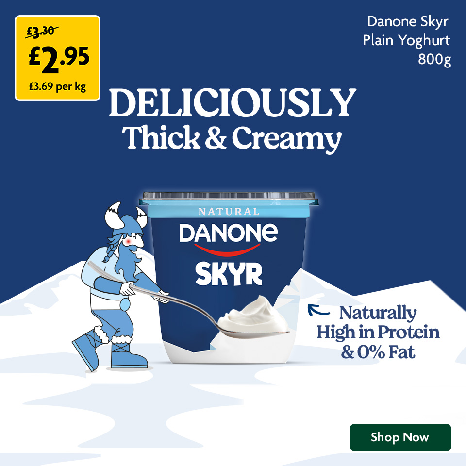 Skyr promotional banner