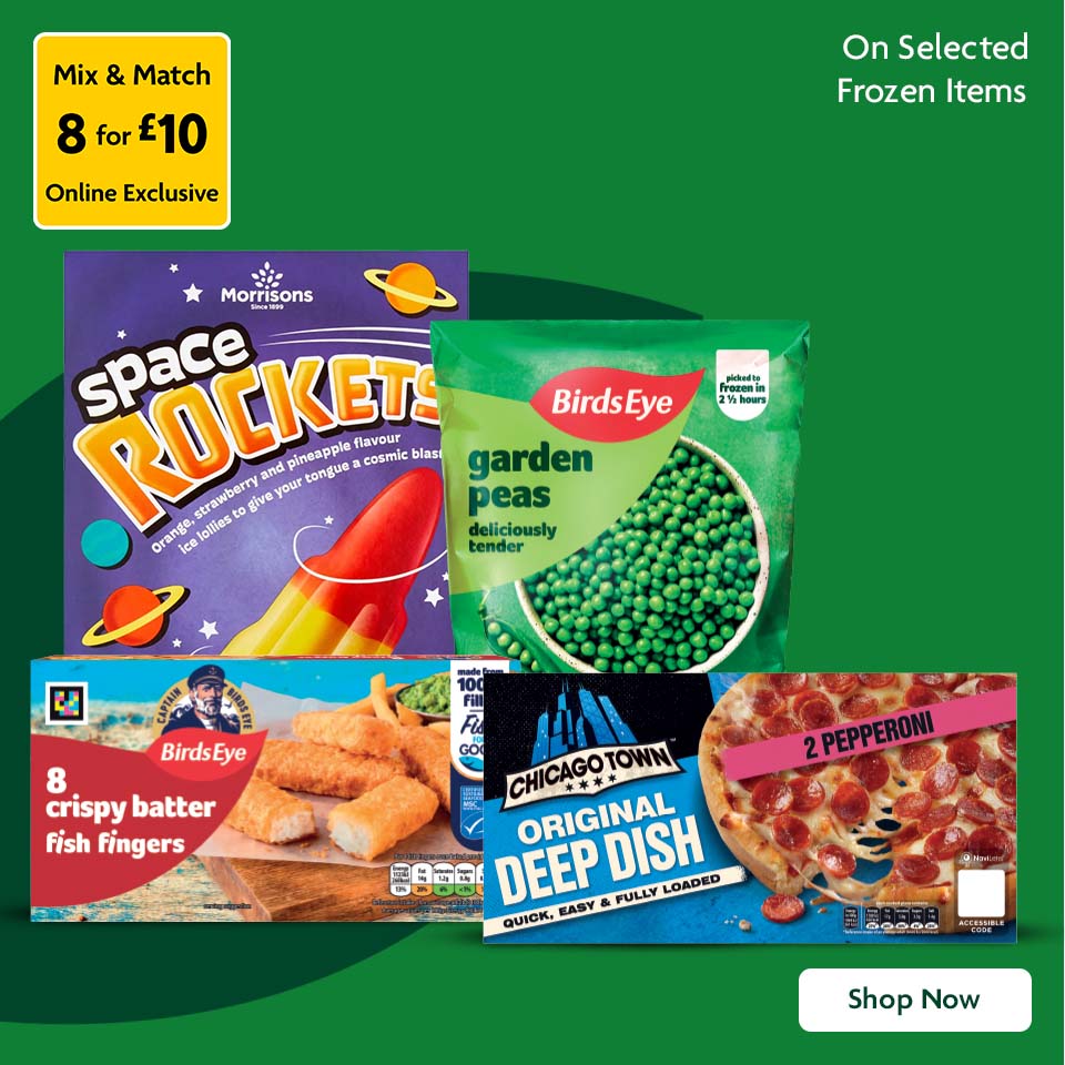 8 for £10 on Selected Frozen Items