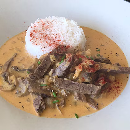 Beef Stroganoff
