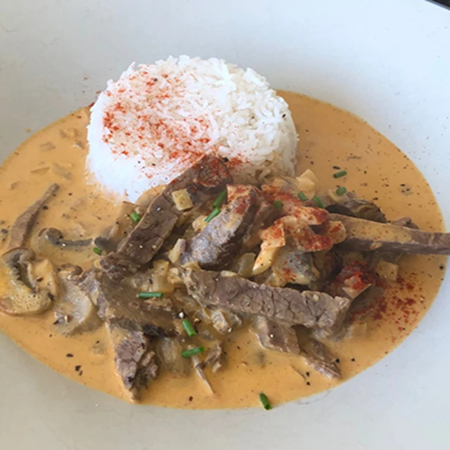 Beef Stroganoff