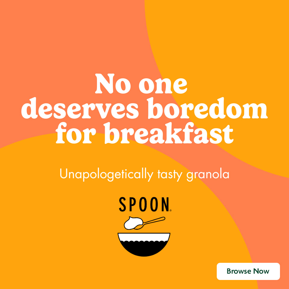 Spoon Cereal promotional banner