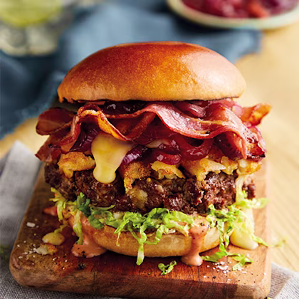 Banging Burns Night Haggis Burgers