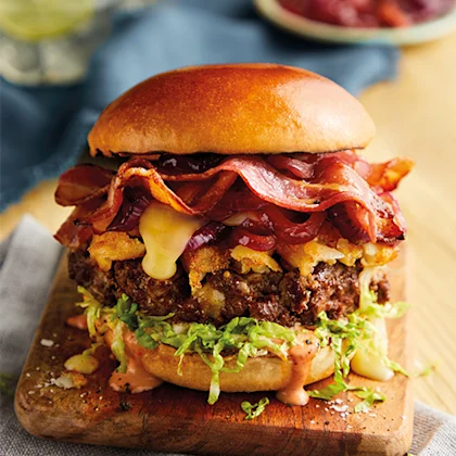 Banging Burns Night Haggis Burgers