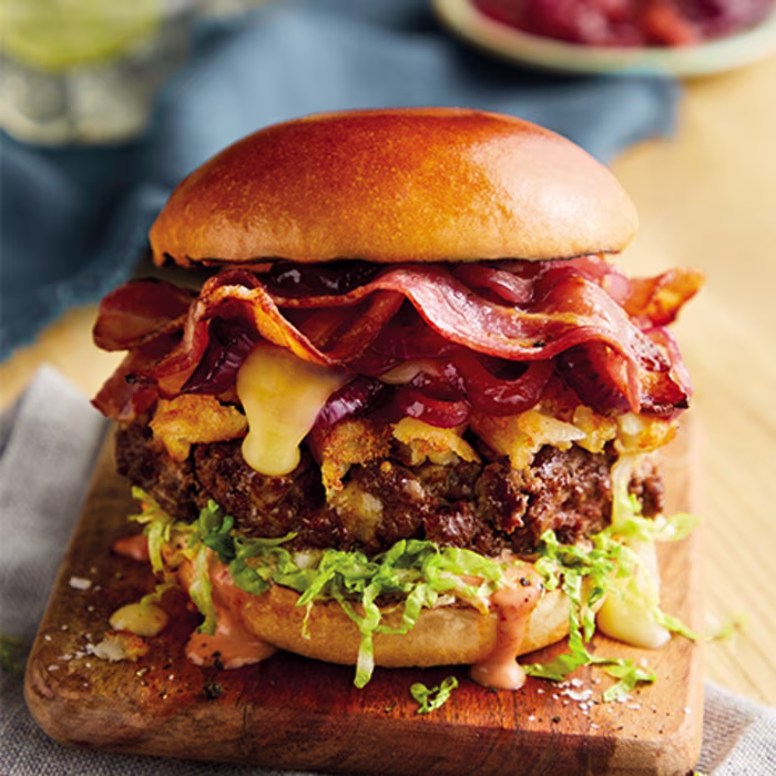 Banging Burns Night Haggis Burgers