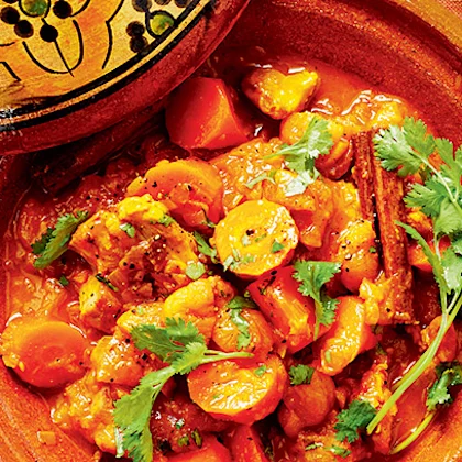 Chicken, Carrot and Apricot Tagine