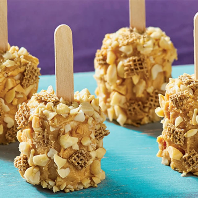 Peanut Butter Banana Pops