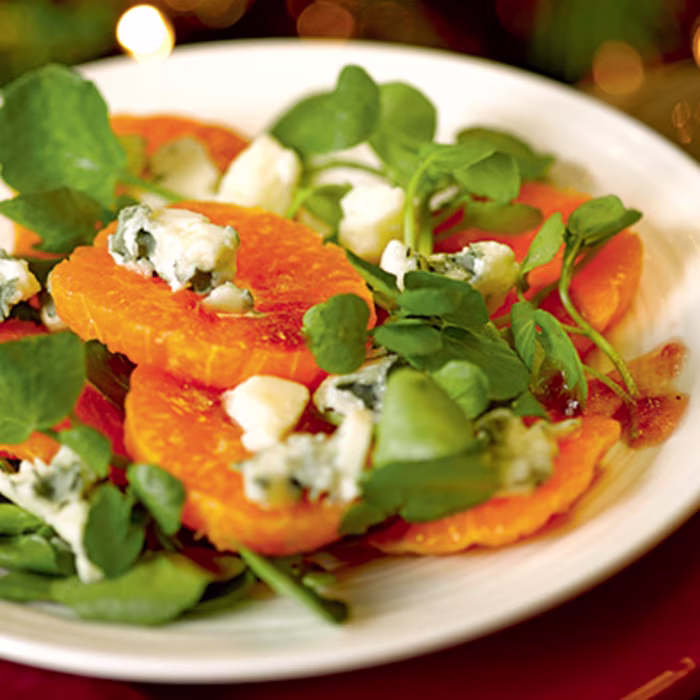 Clementine and Blue Cheese Salad