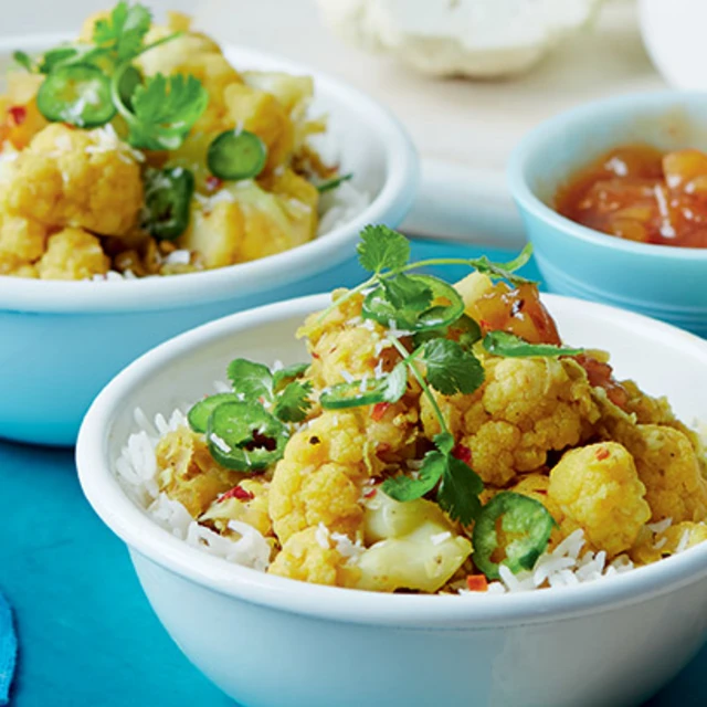 Red Lentil, Cauliflower and Coconut Curry