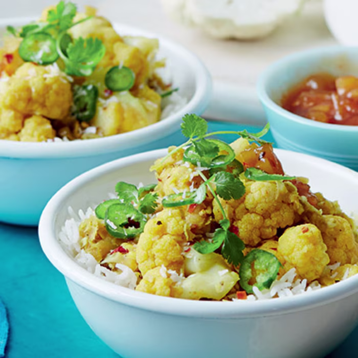 Red Lentil, Cauliflower and Coconut Curry