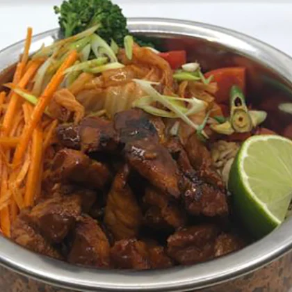 Spicy Korean Pork Buddha Bowl