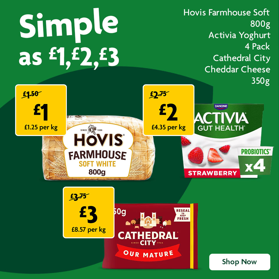 Simple as £1, £2, £3