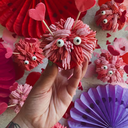 Valentine's Day Love Bug Cupcake
