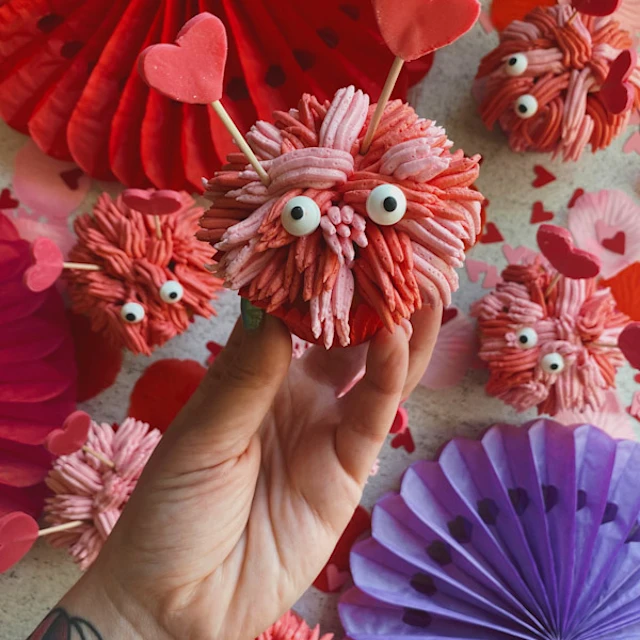 Valentine's Day Love Bug Cupcake