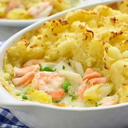 Fish Pie with Buttery Mash