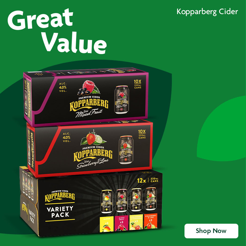 Kopparberg promotional banner