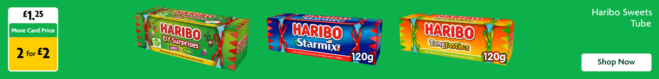 Haribo promotional banner