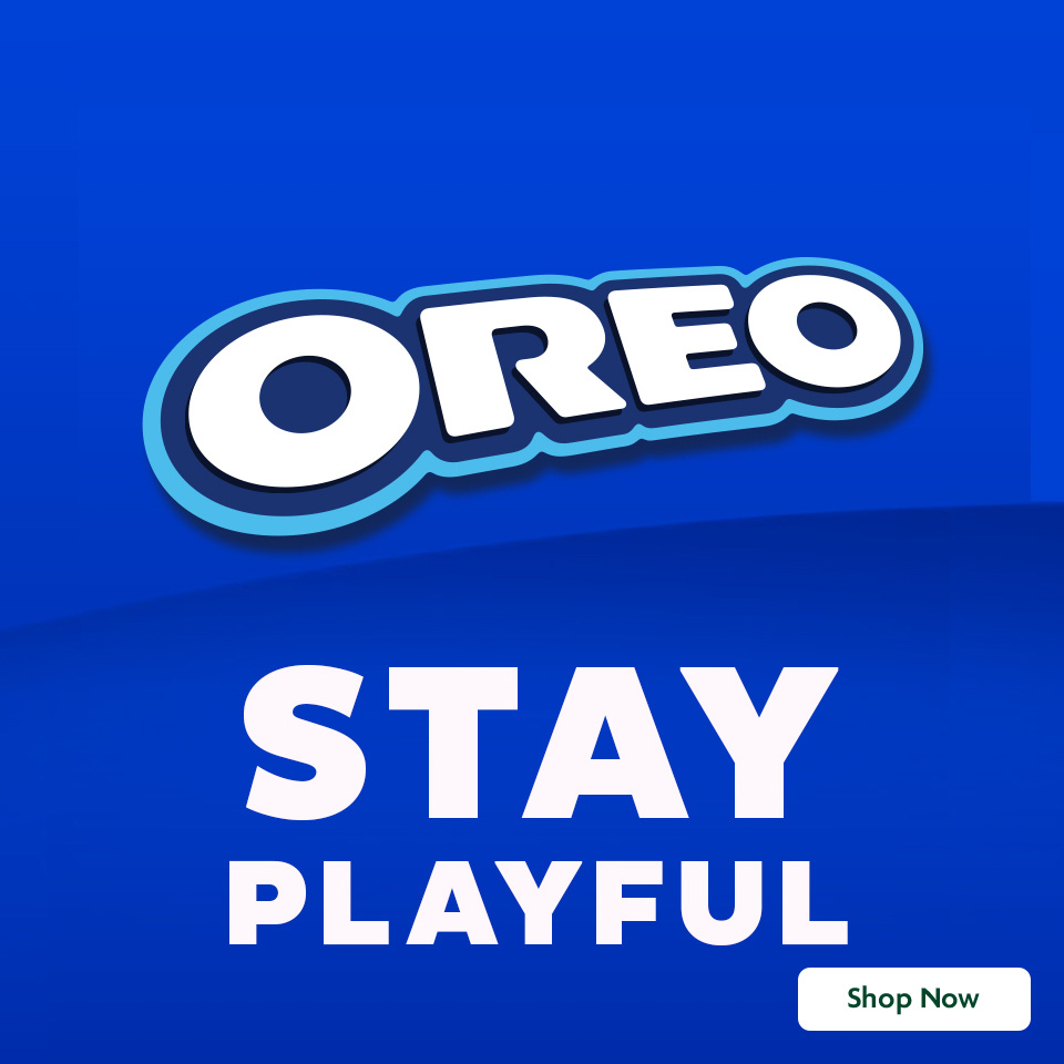 Oreo promotional banner