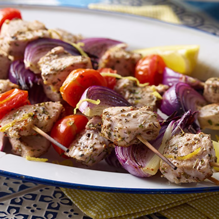 Lemon Pork Skewers
