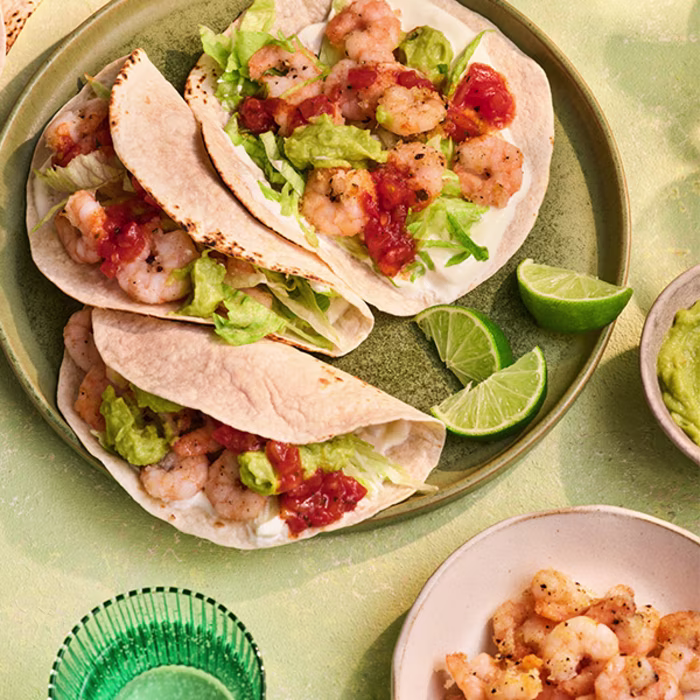 Salt & Pepper Prawn Tacos
