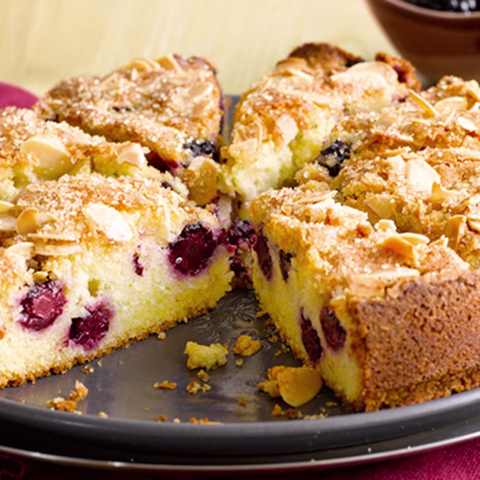 Blackberry Bakewell Cake