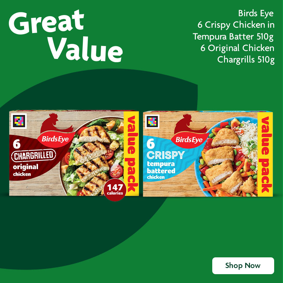 Birds Eye promotional banner