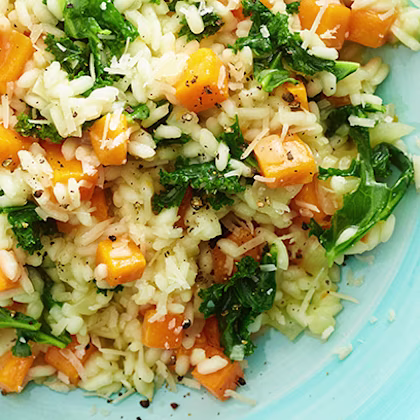 Butternut Squash and Kale Risotto