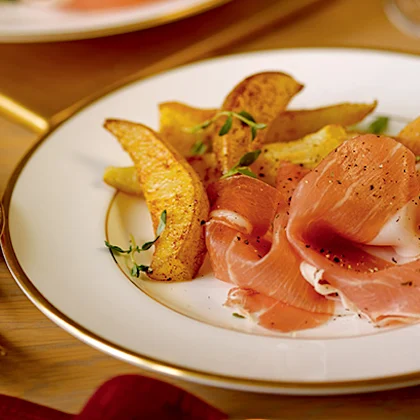 Parma Ham with Caramelised Pears