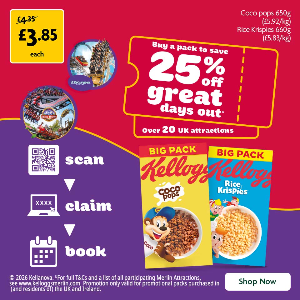 Kelloggs promotional banner